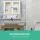 Artiss Bathroom Mirror Cabinet, White Tallboy Storage Cupboard, Eco-Friendly E1 MDF, 56x13x58cm, Adjustable Shelf