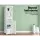 Artiss 160cm White Bathroom Cabinet Storage - Eco-Friendly E1 MDF, 5-Tier Shelves, Magnetic Door, Space-Saving Design