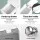 Artiss Slim Bathroom Storage Cabinet & Tissue Holder, 50x16x58cm, Eco-Friendly MDF, White, Space-Saving Design