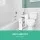 Artiss Slim Bathroom Storage Cabinet & Tissue Holder, 50x16x58cm, Eco-Friendly MDF, White, Space-Saving Design