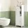 Artiss Slim 2-Tier Bathroom Storage Cabinet White with Adjustable Shelves Arched Doors 25x20x75cm Anti-Tip
