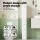 Artiss White Bathroom Cabinet 135cm – Slim Storage Organiser with Adjustable Shelves, Slide-Out Drawer & 3-Wheel Unit
