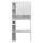 Artiss Over Toilet Bathroom Storage Cabinet 6 Compartments Adjustable Shelf Barn Door White 172cm Tall