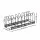 Artiss Expandable Pots and Pans Organiser Rack with 10 Adjustable Dividers Black Iron 59cm x 20cm x 19.5cm