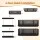Artiss Under Sink Organiser 21cm 2 Tier Pull-Out Baskets with Adjustable Dividers Black Modular Storage