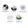 Weisshorn Portable Ice Bath Tub 70x80cm Inflatable Folding Bathtub with 300L Capacity, 3-Layer Insulation, Black