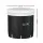 Weisshorn Portable Ice Bath Tub 80x80cm Inflatable Folding Spa, 300L, 3-Layer Insulation, Drain Tap, Cover, Black
