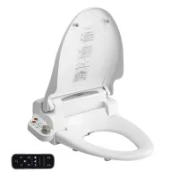 Cefito Smart Electric Bidet Toilet Seat Cover - Heated, LED Night Light, Remote, IPX4, Self-Cleaning Stainless Nozzle