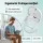 Cefito Smart Electric Bidet Toilet Seat D‑Shape SIAA Hygienic Surface Heated Seat Air Dryer 4 Modes Comfort