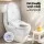 Cefito Electric Bidet Toilet Seat Cover Warm Water Dryer Heated Seat Self-Cleaning Nozzle LED Night Light