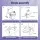 Cefito Smart Electric Bidet Toilet Seat Wireless Remote Heated Dryer Auto Wash Warm Water LED Night Light