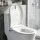 Cefito Electric D‑Shape Bidet Toilet Seat Heated Seat Warm Water Air Dryer Works Without Power 3‑Level