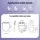 Cefito Electric D‑Shape Bidet Toilet Seat Heated Seat Warm Water Air Dryer Works Without Power 3‑Level