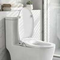 Cefito Non‑Electric O‑Shape Bidet Toilet Seat Dual Nozzle Soft Close WaterMark 150kg Manual Control