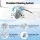 Cefito Non‑Electric O‑Shape Bidet Toilet Seat Dual Nozzle Soft Close WaterMark 150kg Manual Control