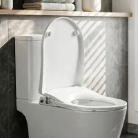 Cefito Non-Electric D‑Shape Bidet Toilet Seat Dual Nozzle Soft Close WaterMark Certified 150 kg Capacity