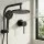 Cefito 22cm Rainfall Shower Head Set with 12cm Handheld and Brass Mixer Chrome Finish (High Pressure)