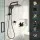 Cefito 22cm Rainfall Shower Head Set with 12cm Handheld and Brass Mixer Chrome Finish (High Pressure)