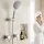 Cefito 11.5cm Round Handheld Shower Head Chrome High Pressure 5 Spray Modes Water Saving Filter 9.0L/min