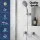 Cefito 11.5cm Round Handheld Shower Head Chrome High Pressure 5 Spray Modes Water Saving Filter 9.0L/min