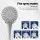 Cefito 11.5cm Round Handheld Shower Head Chrome High Pressure 5 Spray Modes Water Saving Filter 9.0L/min