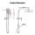 12 inch Rain Shower Head Set 300mm Overhead with 3-Mode Handheld Brass Diverter Chrome WELS High Pressure