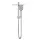 12 inch Rain Shower Head Set 300mm Overhead with 3-Mode Handheld Brass Diverter Chrome WELS High Pressure