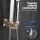 12 inch Rain Shower Head Set 300mm Overhead with 3-Mode Handheld Brass Diverter Chrome WELS High Pressure