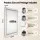 Cefito 12-Inch Extra Large Rain Shower Head 30cm Square Air-in Technology 304 Stainless Steel 360-Degree Swivel