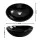 Cefito Ceramic Bathroom Basin 41cm Oval Vessel Vanity Sink High-Gloss Black