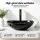 Cefito Ceramic Bathroom Basin 41cm Oval Vessel Vanity Sink High-Gloss Black