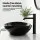 Cefito Ceramic Bathroom Basin 41cm Oval Vessel Vanity Sink High-Gloss Black