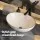 Cefito Bathroom Basin Ceramic Vanity Sink - 41x34cm White with Gold Line, Anti-Scratch, Heat-Resistant, 5-Year Warranty