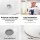 Cefito Bathroom Basin Ceramic Vanity Sink - 41x34cm White with Gold Line, Anti-Scratch, Heat-Resistant, 5-Year Warranty