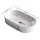 Cefito Bathroom Vanity Sink, Nano-Glazed Ceramic, 52x31cm, White, Modern Round Basin, Durable & Hygienic Design