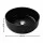 Cefito Ceramic Bathroom Basin 35.5cm Round Vessel Sink Matte Black Countertop Vanity
