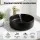 Cefito Ceramic Bathroom Basin 35.5cm Round Vessel Sink Matte Black Countertop Vanity