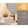 Cefito Bathroom Vanity Sink, Nano-Glazed Ceramic Basin, 35x12cm, White, Modern Anti-Bacterial Round Hand Wash Bowl