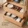Artiss 180cm Buffet Sideboard Cabinet with Drawers Adjustable Shelves Clear Doors Wood Storage