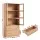 Artiss Buffet Sideboard Cabinets Set of 2 180cm Clear Doors Adjustable Shelves Drawers Soft-Close Wood