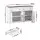 Artiss Buffet Sideboard Storage Cabinet 140cm with 2 Drawers, Adjustable Shelf and Soft-Closing Hinges Black