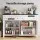 Artiss Buffet Sideboard Storage Cabinet 140cm with 2 Drawers, Adjustable Shelf and Soft-Closing Hinges Black