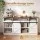 Artiss 150cm Buffet Sideboard Cabinet with Sliding Barn Doors, Adjustable Shelves and 3-Tier Storage White
