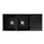 Cefito Granite Stone Double Bowl Kitchen Sink 116x50cm Black – Heat & Scratch Resistant, 10-year warranty, Food Safe