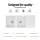 Cefito Double Bowl Granite Kitchen Sink 116x50cm - White, Scratch & Heat Resistant, 10-year warranty, Premium Quality
