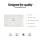Cefito 70x45cm White Granite Kitchen Sink, Single Bowl – Durable, Heat & Scratch Resistant, 10-year warranty, Easy Clean