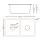 Cefito 77x45cm White Granite Double Bowl Kitchen Sink - Scratch & Heat Resistant, 10-year warranty, Hygienic, Durable