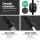 Cefito Kitchen Mixer Tap Pull Down - Black Brass, 2 Modes, Gooseneck Design, 5-Star WELS, 5 Year Warranty, 663mm Height