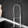 Cefito Kitchen Mixer Tap: Chrome Pull-Down Faucet, 360° Swivel, Drip-Free, 66.3cm, Brass &amp; Stainless Steel