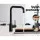 Cefito Kitchen Mixer Tap, Brass & ABS, Matte Black, 33x19.5cm, Swivel Faucet, Watermark & WELS Certified, Easy Install
